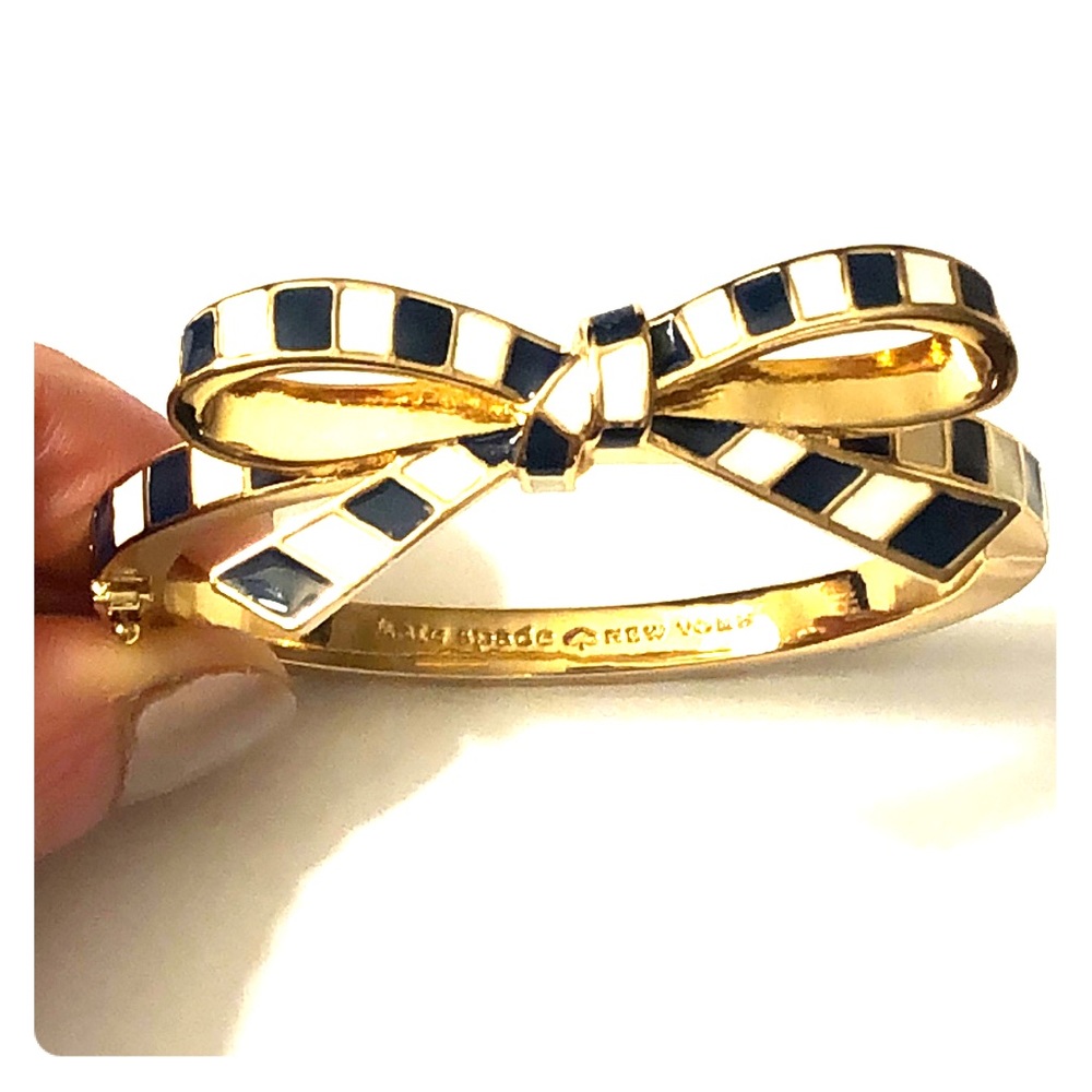 Kate Spade Nautical Striped Bow Bracelet